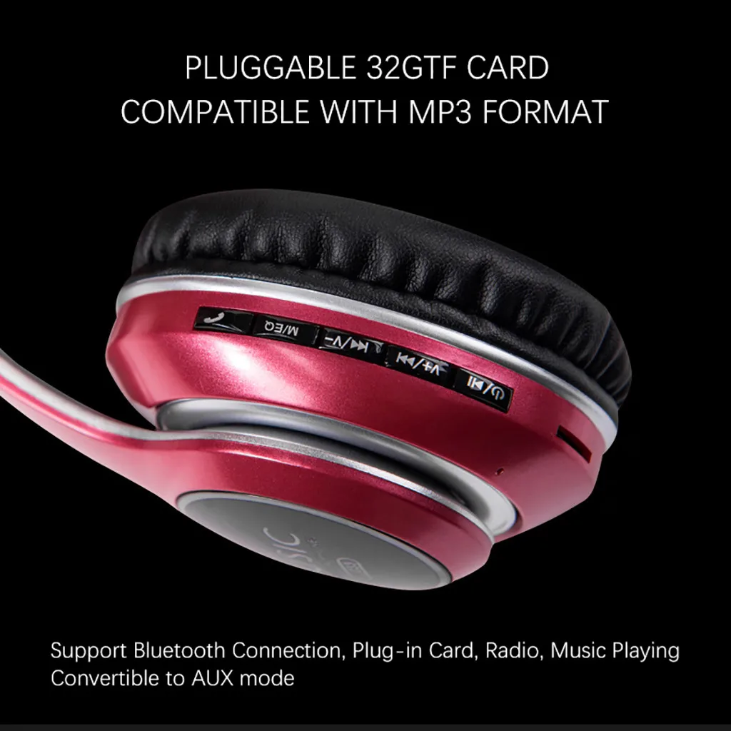 H25 новые светодиодные беспроводные Bluetooth наушники, складные активные Беспроводные наушники с шумоподавлением, гарнитура с микрофоном для телефона