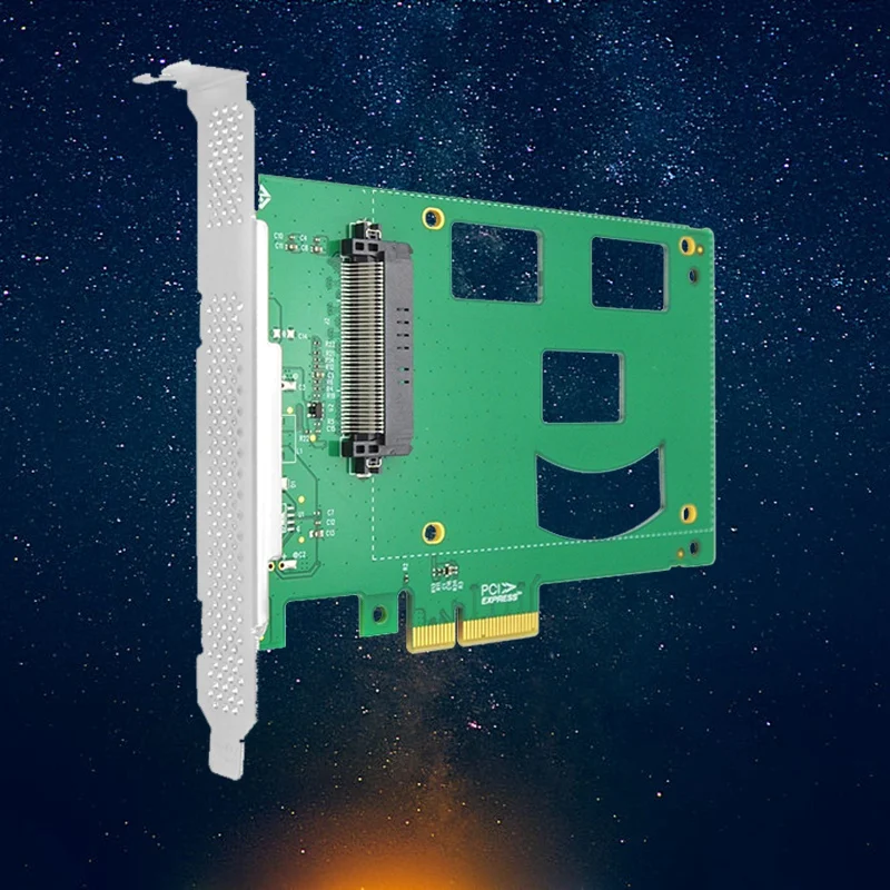 Novel NVMe адаптер PCIe к U.2 PCI E X4 однопортовому SSD высокоскоростной расширительный
