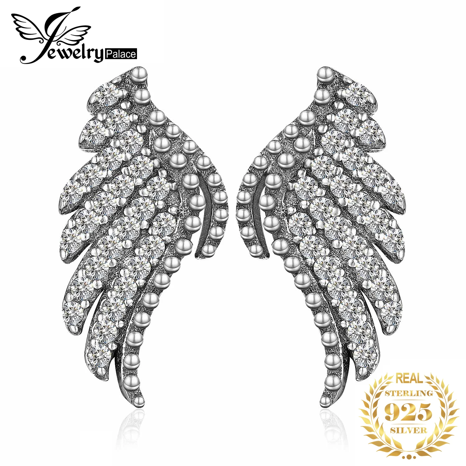 Женские корейские серьги-гвоздики JewelryPalace серьги из стерлингового серебра 925