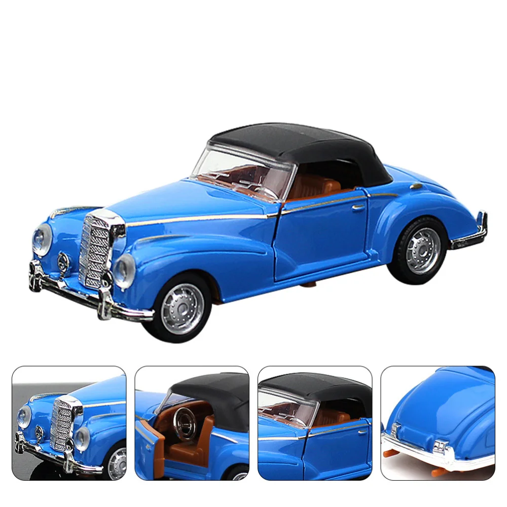 

1pc Metal Antique Vintage Car Model Simulation Car Decoration Metal Ornament