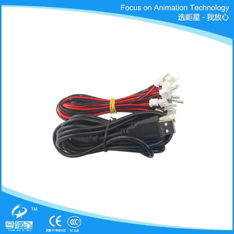 Красный овальный шар Американский джойстик и Кнопка USB контроллер аркадный