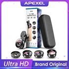 APEXEL HD 5 в 1 объектив для камеры телефона 4 K Широкий макро объектив портретный объектив рыбий глаз CPL фильтр для iPhone7 8 samsung allsmartphone