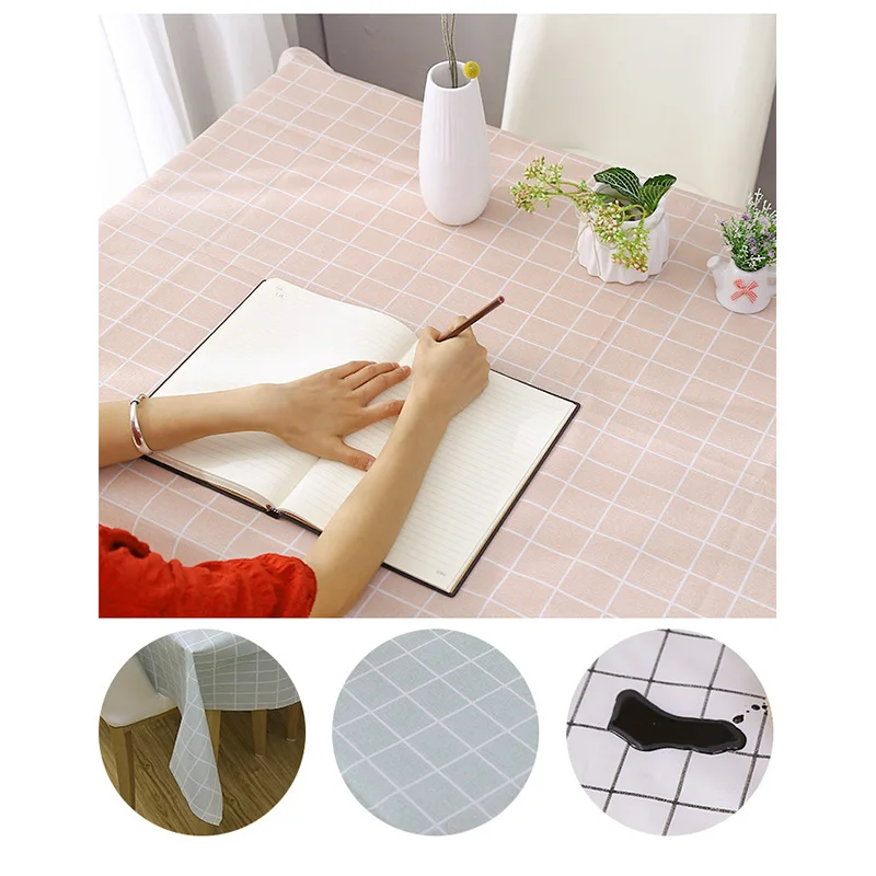 Скандинавская скатерть водонепроницаемая не обжигающая без масла пластиковая