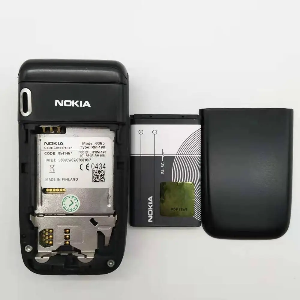 Восстановленный Nokia 6085 Оригинальный разблокированный мобильный телефон