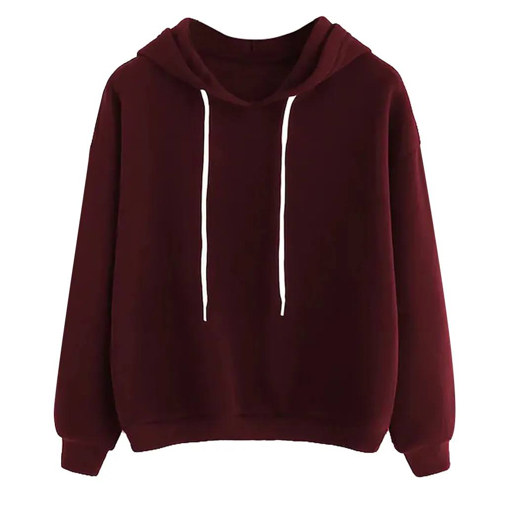 Женская толстовка с карманами осенняя модная повседневный Свободный пуловер