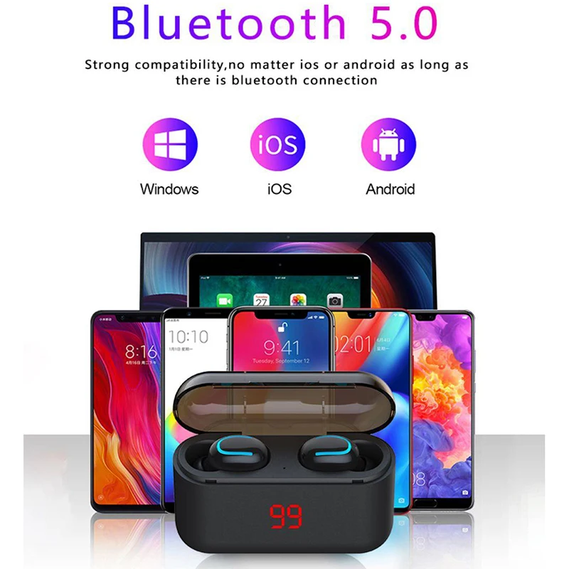 Vorke Q32 TWS наушники Bluetooth гарнитура 5 0 бинауральные беспроводные стерео спортивные
