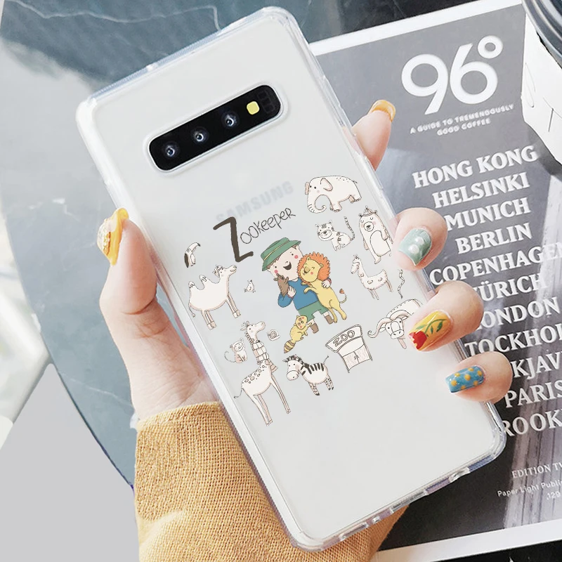 Мягкий чехол для телефона Samsung S6 S7 Edeg S9 Plus S10 + S10E Lite A50 A70 NOTE8 | Мобильные телефоны и