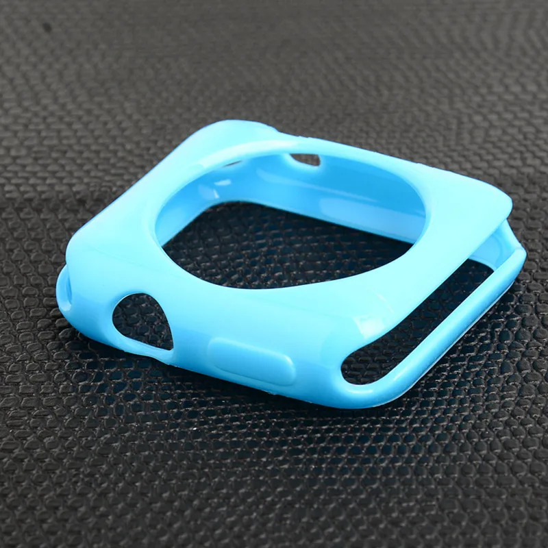 Мягкий силиконовый защитный чехол для apple watch 42 мм 38 мм apple watch 3 iwatch series 3 2 1 чехол для apple watch аксессуары