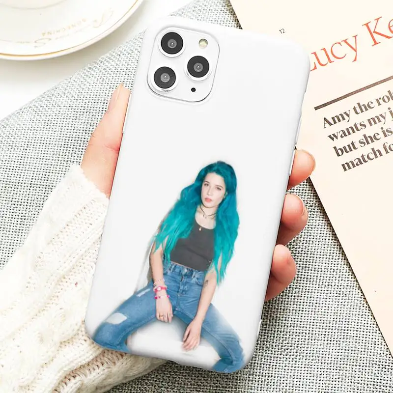

Halsey Phone Case Liquid Silicone Phone Case for iPhone 11 Pro Max XR XS X Soft Candy Cover for iPhone 6 6S 7 8 Plus Cases