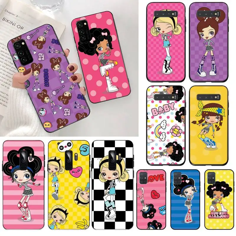 

CUTEWANAN Cartoon Kuu Kuu Harajuku Soft Silicone TPU Phone Cover for Samsung S20 plus Ultra S6 S7 edge S8 S9 plus S10 5G
