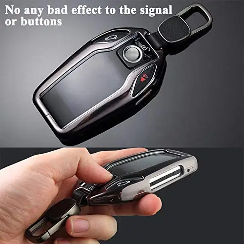 Автомобильный чехол для ключа со светодиодный ным дисплеем аксессуары BMW 5 7 серии