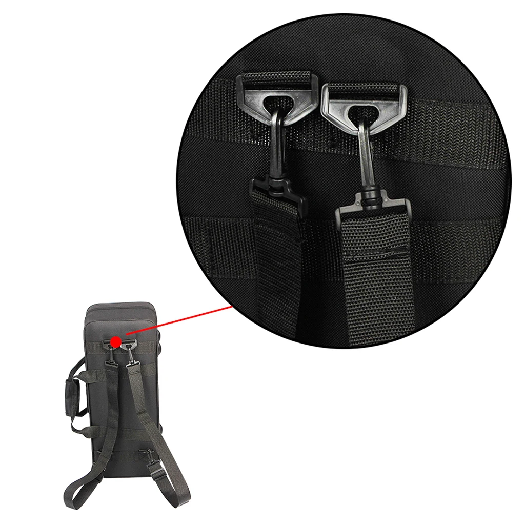 600D водонепроницаемый Gig Bag Box рюкзак ткань Оксфорд для трубы с регулируемым двойным плечевым ремнем карман из пенопласта с хлопковой подкладкой