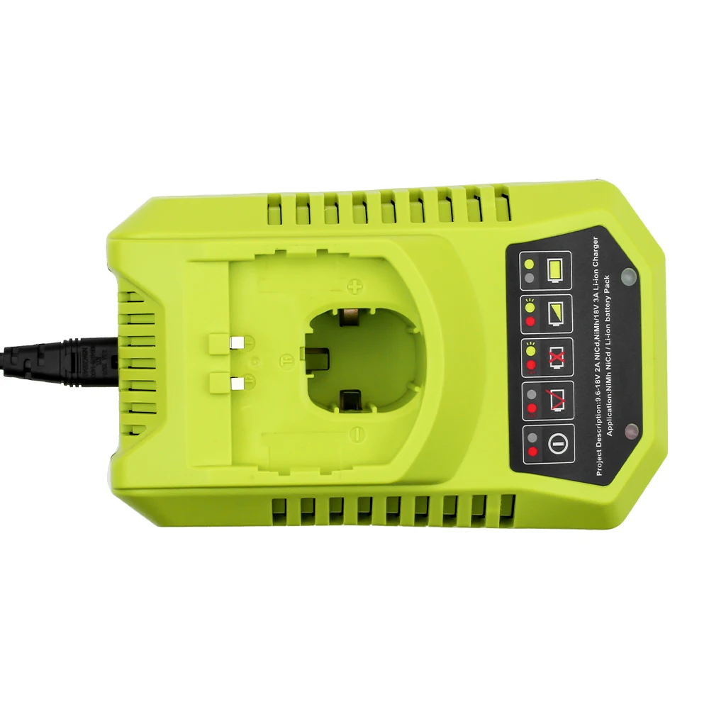 Для Ryobi P117 Замена Батарея Зарядное устройство 12V-18V ионно-литиевая NI-CD