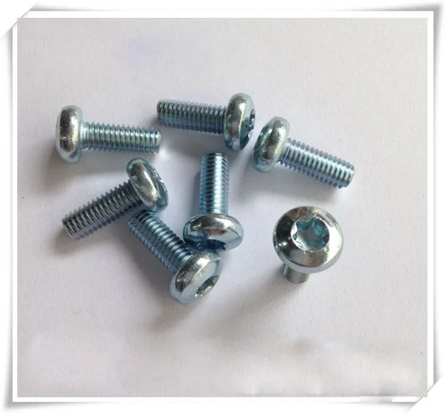 30 шт. M3 8 уровень углеродистой стали с круглой головкой звездообразные винты T & TX