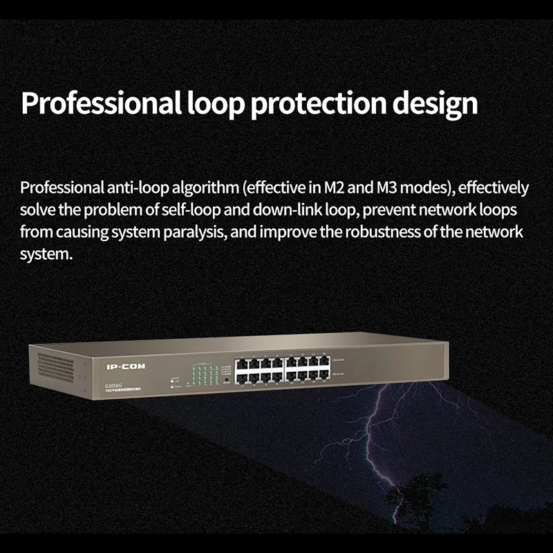 JSMAX IPCOM G1016G 16 портов 1000 м гигабитный сетевой коммутатор автоматический MDI/MDI-X