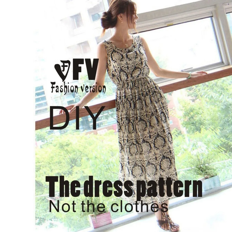 Платья шаблон для шитья резки Рисунок одежда &quotсделай сам&quot (в продаже не одежда) BLQ 205|clothing name|clothing modernclothing