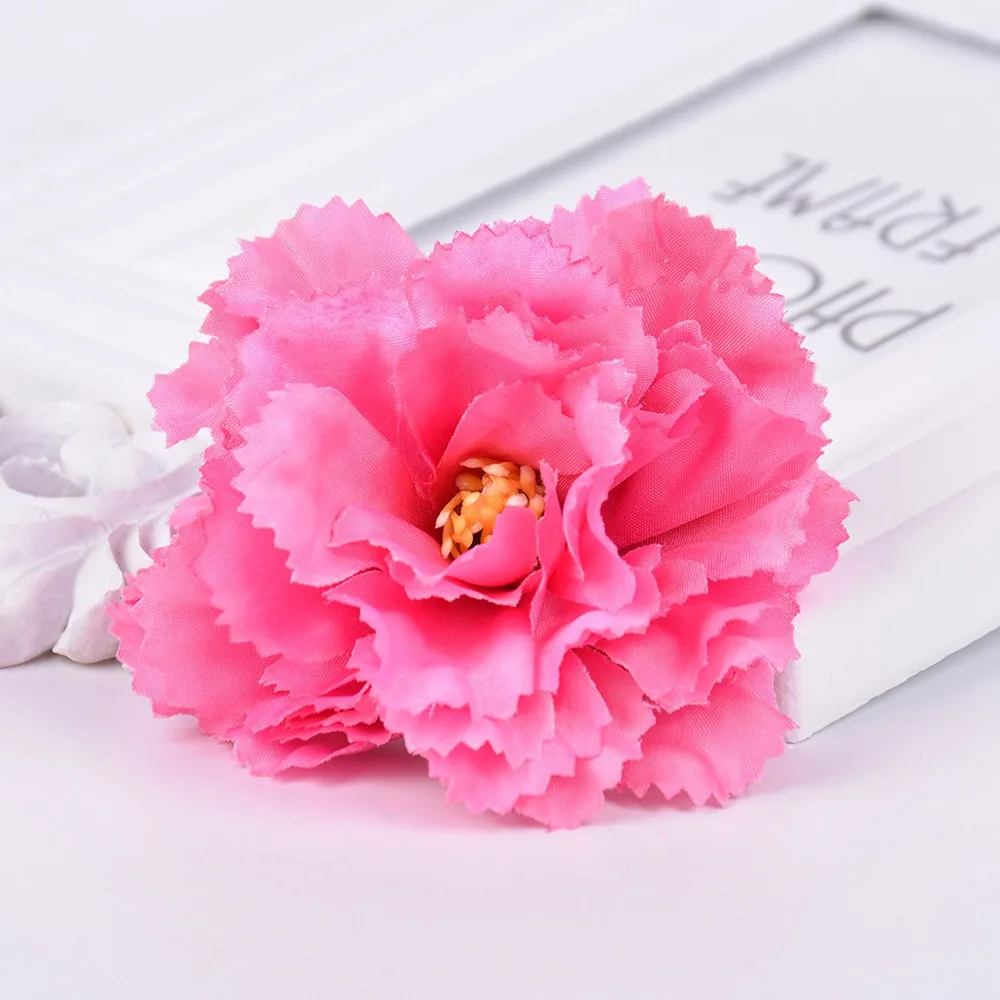 10 шт./лот шелковые искусственные головки цветов пиона украшения DIY ВЕНОК