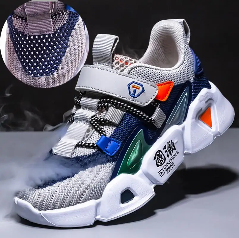 

Children's tennis running Shoe Boys Sneakers Kids kindergarten student Shoes Breathable Comfortable shoe boy casual Sports Shoes