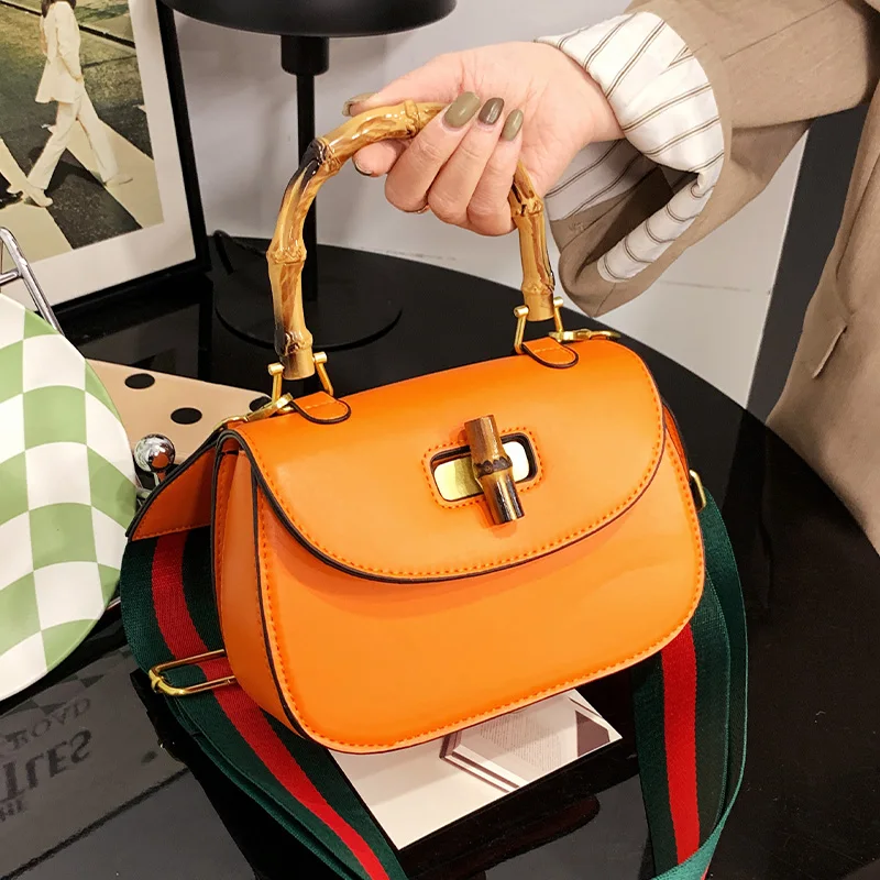 

Mini Small Square Bag Tote Women Designer Luxury Handbags Vintage Bamboo Handle Bag Female Famous Brand Elegant Crossbody Bag