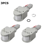 Светодиодный датчик движения 110V-240V Smart Sensor 140 Degree12M Автоматический инфракрасный PIR датчики движения детектор Стены Маунт Таймер Открытый 12 Вольт Датчик Управления света