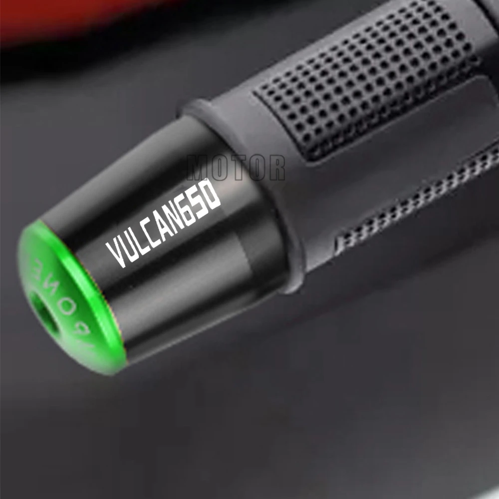 VULCAN650 логотип мотоцикл 22 мм руль ручки бар кепки заглушки для Kawasaki VULCAN 650 2014 2015 2016