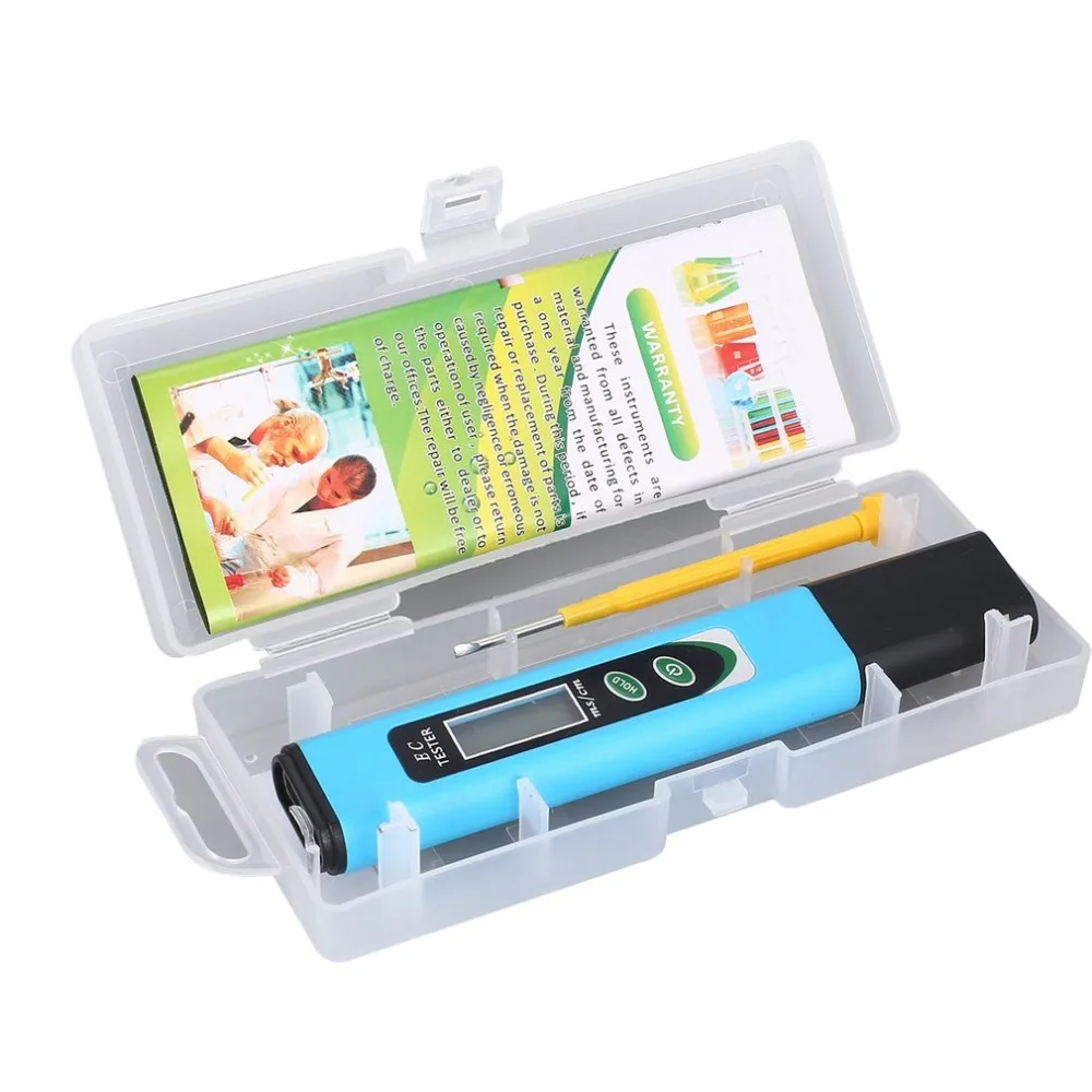 TDS EC метр тестер Портативный Ручка цифровой высокоточный фильтр для измерения