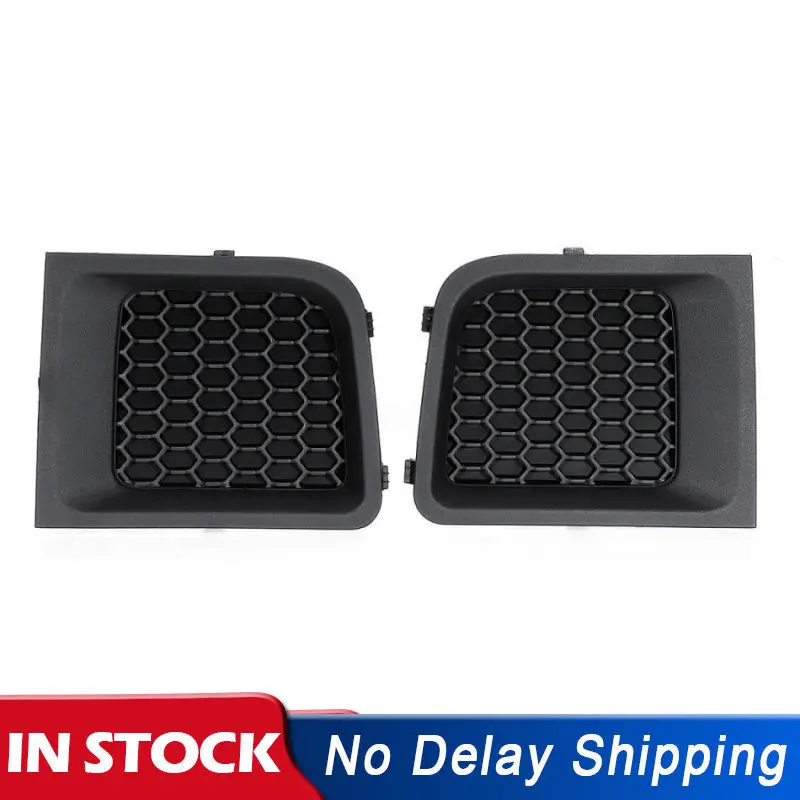 1 Pair Left & Right Car Front Lower Bumper Mesh Grille Bezel Cover For Jeep Renegade 2015-2017 Racing Grills Auto Accessories