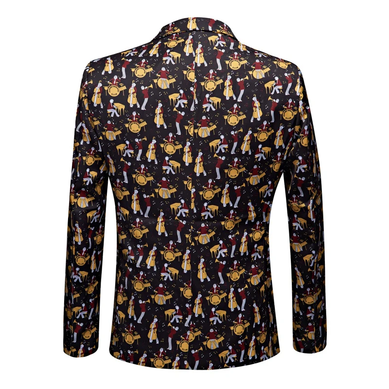 Костюм мужской модный с изображением бутика облегающий деловой повседневный