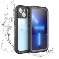 ip68 waterproof case for iphone 13 pro max 12 pro 11 xs xr phone case 360 full shockproof outdoor swimming dustproof cover