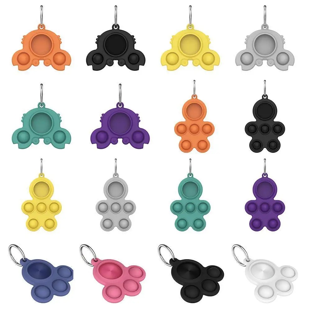 

Игрушки-антистресс, пузырьковый флип-брелок, сумка, подвеска, игрушка для раскрытия, бирки для воздуха, позиционирование, устройство против ...