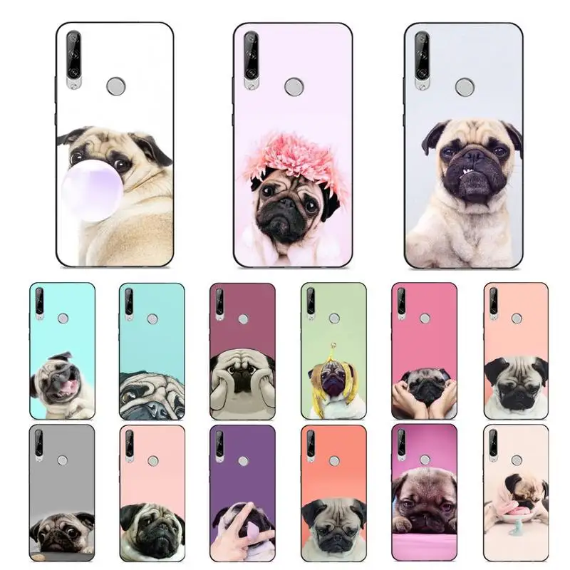 

MaiYaCa Pug Dog Phone Case for Huawei Y 6 9 7 5 8s prime 2019 2018 enjoy 7 plus