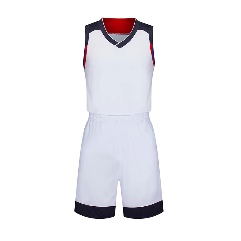 Мужской синий баскетбольный набор комплекты униформы спортивная одежда детские