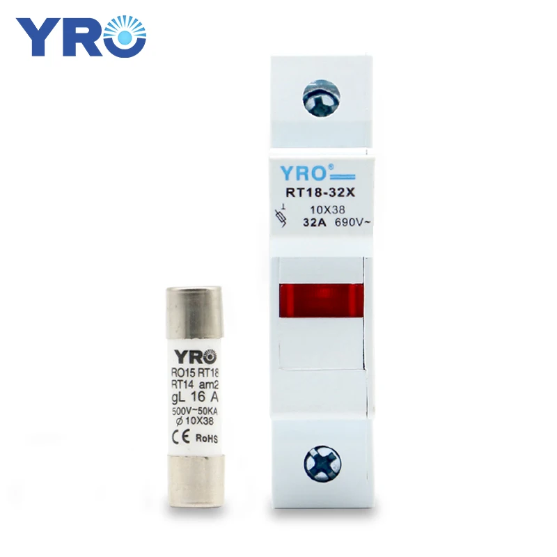 Светодиодный патрон предохранителя 1P переменного тока 690 В с керамическим