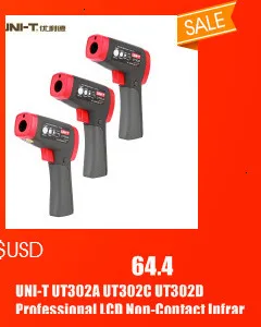 UNI-T UT300A/300C/300 S Бесконтактный лазерный Инфракрасный цифровой Инфракрасный термометр пистолет с ЖК-дисплеем измеритель температуры