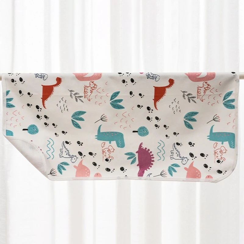 

J2FF Infant Baby Newborn Changing Pad Pure Cotton Waterproof Washable Mattress Breathable Nursing Pad
