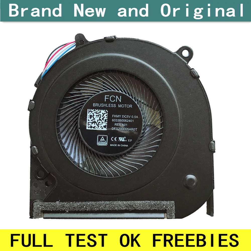Кулер для ноутбука HP 14 CF CK CM 240 246 G7 240G7 246G7 6033B0062401 DFS200005AR0T FKMY|Охлаждающие подставки
