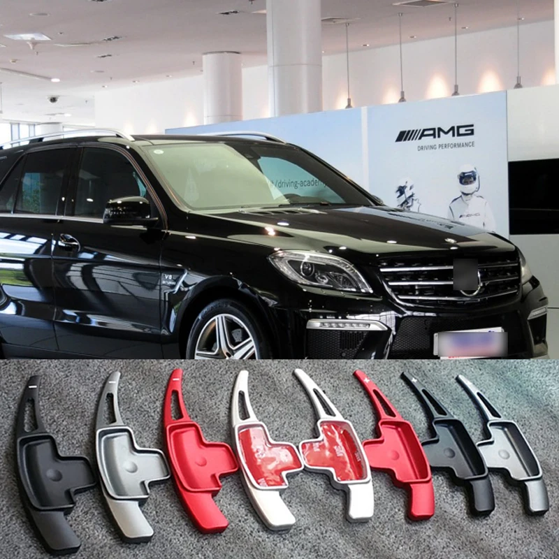 

Multicolor Aluminum Shifter of Car Steering Wheel Shift Paddle Gear Extention for Mercedes Benz AMG ML 63 Coupe 2012-2015
