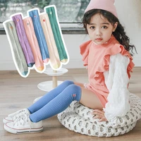 autumn winter girls leggings soft combed cotton warm stockings stretchy pants toddlers kids princess girls pantyhose for 1 10yrs