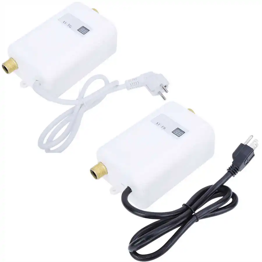 

3000W/3800W 110/220V Electric Tankless Instant Hot Water Heater Bathroom Kitchen Shower Tankless Water Heater US/EU Plug