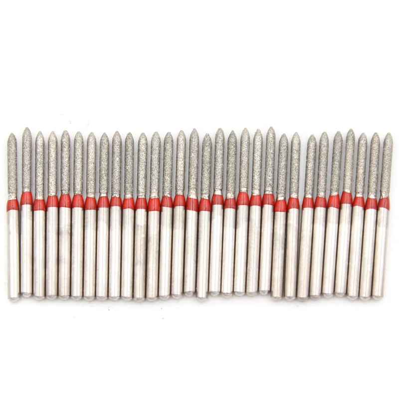 Стоматологические алмазные сверла диаметром 1 6 мм 30 шт. высокоскоростные