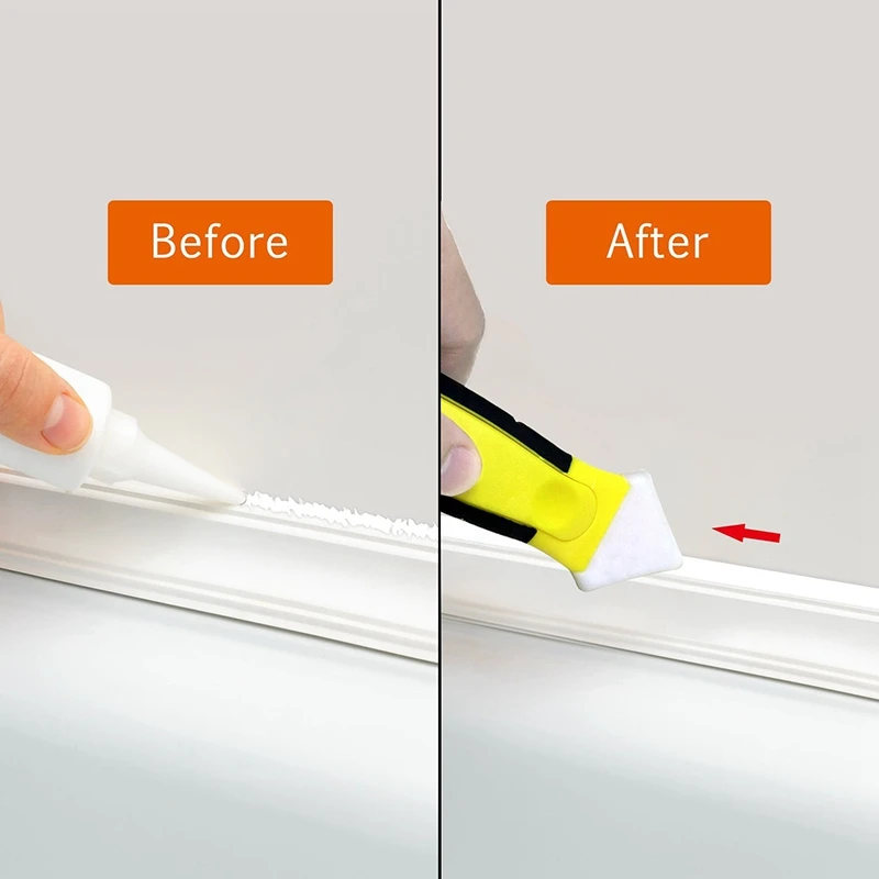 Набор инструментов для нарезки Желтый силиконовый герметик отделочный и