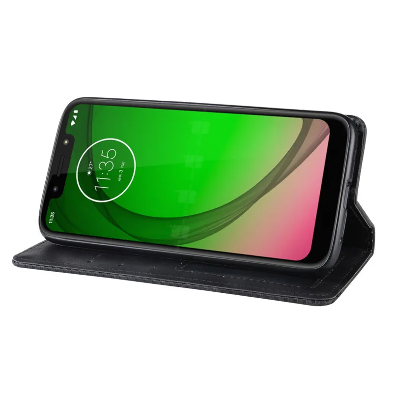 Чехол для Moto G7 Plus чехол из ПУ кожи с откидной крышкой телефона Motorola Power G 7 Play MotoG7