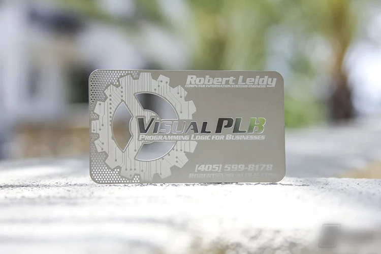 New design stainless steel business card VIP card metal card