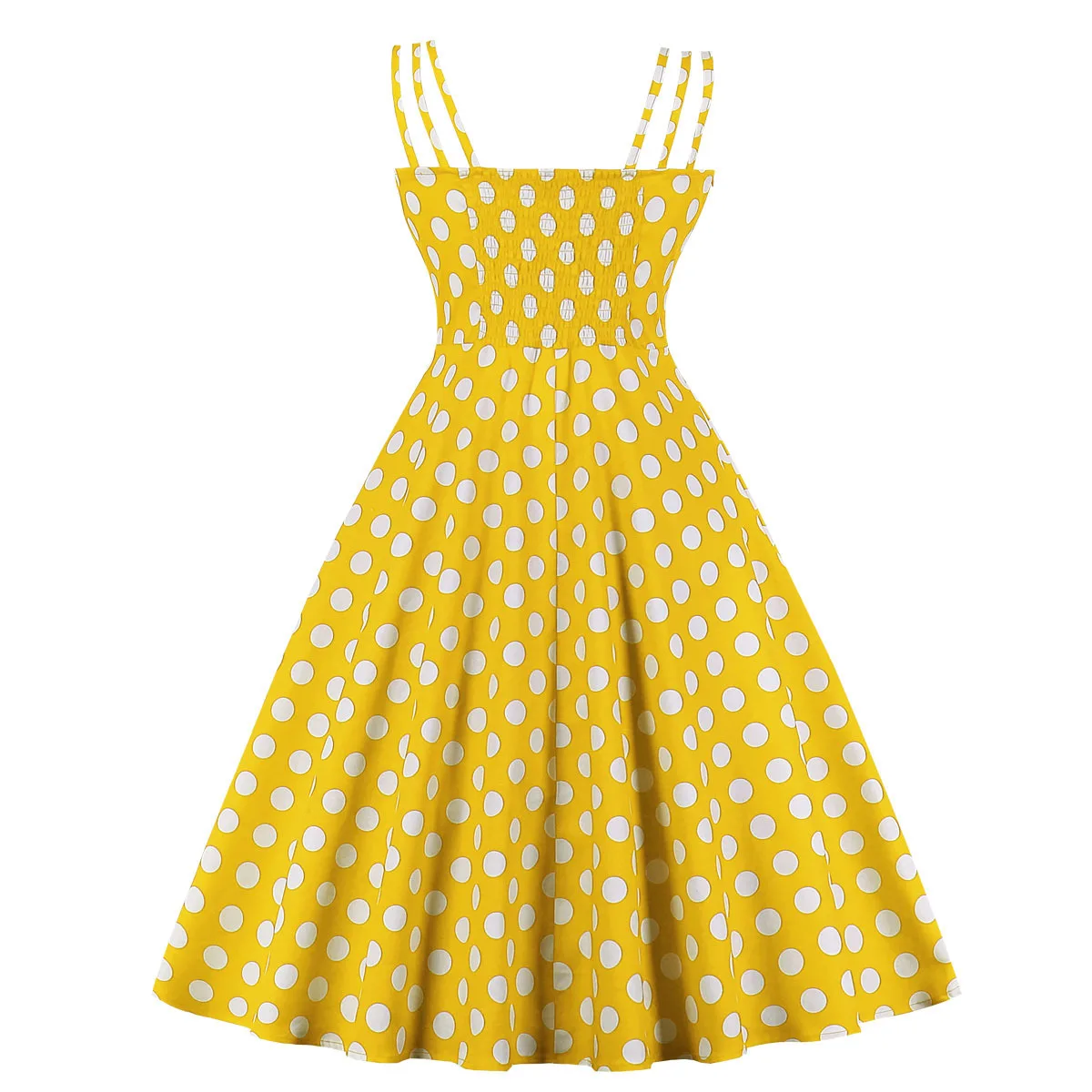 2021 женское летнее платье с оборками в горошек сексуальное для крупных полных