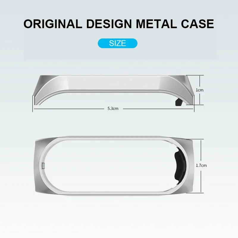 Ремешок для фитнес-браслета Xiaomi Mi Band 3 4 сменный Браслет из нержавеющей стали |