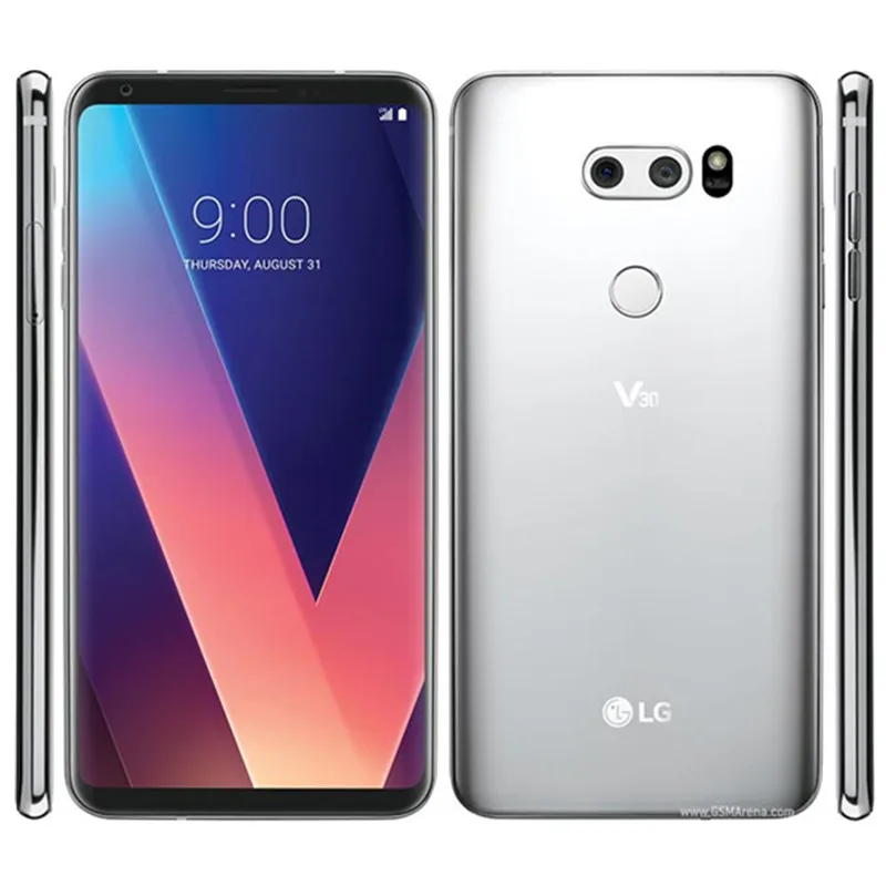 lg v30 h930 64gb refurbished original h930 europe version single sim card unlocked mobile cell phone 13mp camera smartphone free global shipping