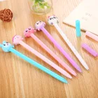 Милые Мультяшные Детские гелевые ручки 20 шт., набор креативных обучающих канцелярских принадлежностей, милые ручки, офисные принадлежности, ручка для подписи, оптовая продажа