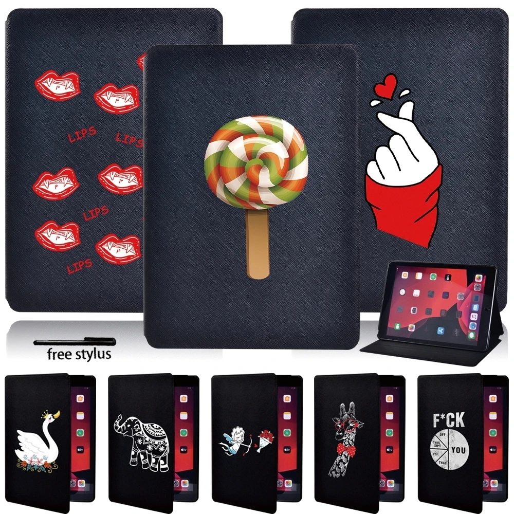 

Tablet Case for Apple IPad 2/3/4/ IPad 2020 8th/2019 7th 10.2 Inch/ IPad Mini 1/2/3/4/5/ IPad 5th/6th Gen Cover Case + Stylus