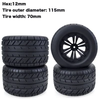 4pcs 110 115mm monster truck rc car wheel rim and tire for redcat hsp hpi traxxas losi vrx lrp rc cars