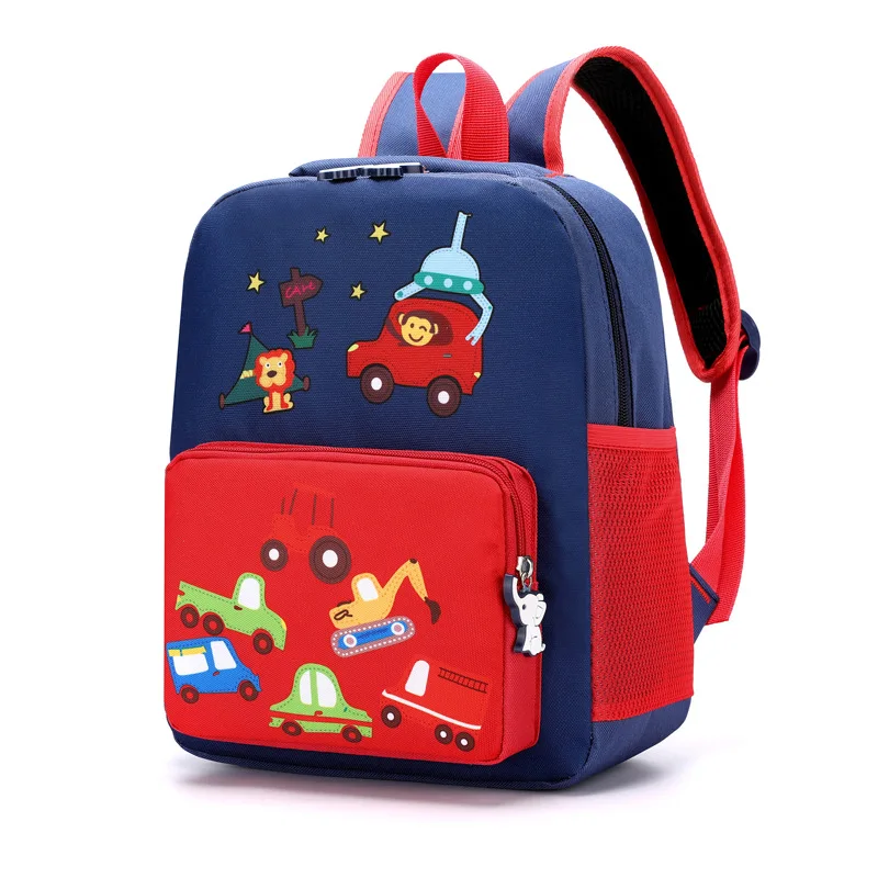 Рюкзак для мальчиков, легкий, с мультяшным принтом, для начальной школы, 2021